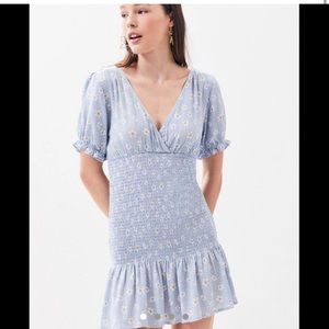 PacSun LA Hearts Blue Floral Dress